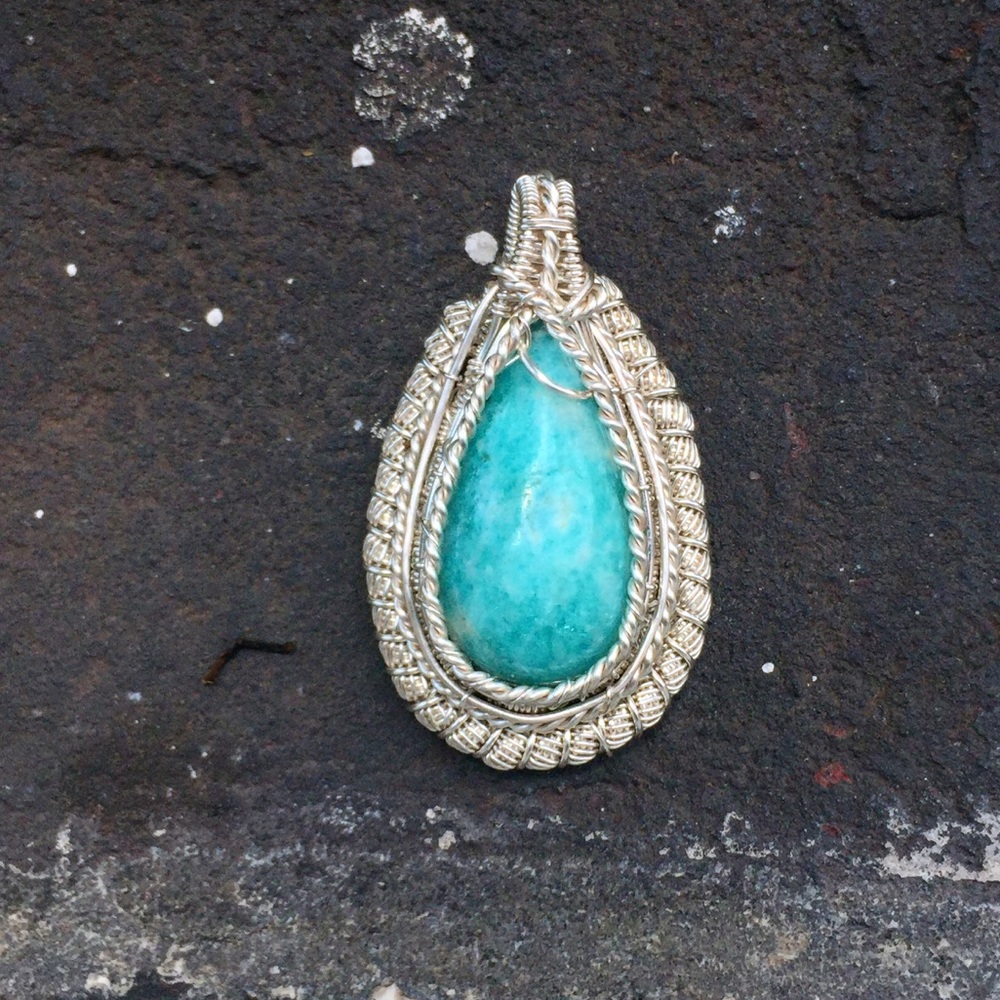 Amazonite  pendant